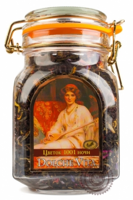 Чай DOLCHE VITA "ЦВЕТОК 1001 НОЧИ" ЭЛИТНЫЙ черный 170г ст/б