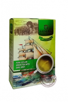 Чай LESLEY "БЕРГАМОТ" зеленый 100 гр.
