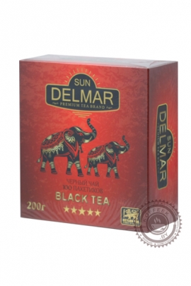 Чай SUN DELMAR "BLACK TEA" 100 пакетов