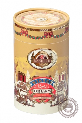 Чай BASILUR "Золотой час" черный 75 гр