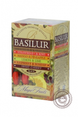 Чай BASILUR "Волшебные фрукты" Assorti 25 пакетов