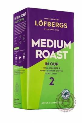 Кофе LOFBERGS LILA "MEDIUM ROAST" 500г молотый
