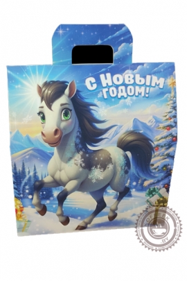 ПОДАРОК НОВОГОДНИЙ "КИНДЕР-ЛОШАДКА" 400 гр