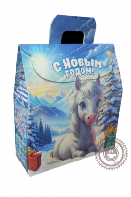 ПОДАРОК НОВОГОДНИЙ "КИНДЕР-ЛОШАДКА" 400 гр