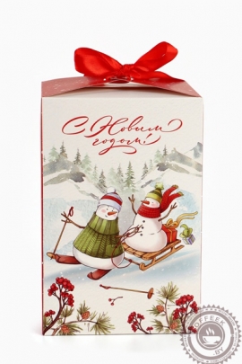 ПОДАРОК НОВОГОДНИЙ "ДРУЗЬЯ-СНЕГОВИКИ" 435 гр