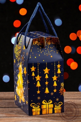 ПОДАРОК НОВОГОДНИЙ "РОЖДЕСТВЕНСКАЯ СУМОЧКА" 600 гр