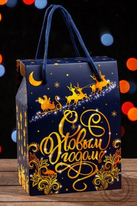 ПОДАРОК НОВОГОДНИЙ "РОЖДЕСТВЕНСКАЯ СУМОЧКА" 600 гр