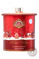 Чай BASILUR "Коллекция Зимняя деревня Рождественская ночь" черный 75гр