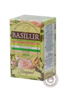 Чай BASILUR "Цветочное ассорти" зеленый 25 пакетов