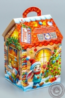 ПОДАРОК НОВОГОДНИЙ "КОНФЕТНЫЙ ДОМИК" 530 гр