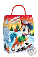 ПОДАРОК НОВОГОДНИЙ "ВЕСЕЛЫЕ ПОНИ" 600 гр