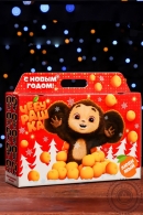 ПОДАРОК НОВОГОДНИЙ "ПОРТФЕЛЬ ЧЕБУРАШКА" 1100 гр