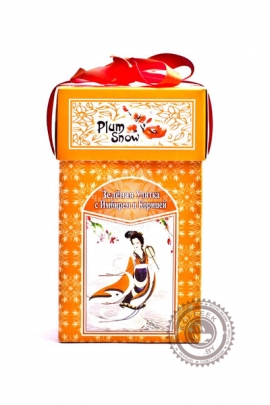 Чай PLUM SNOW "Зеленая улитка с Имбирем и Корицей" 100 гр