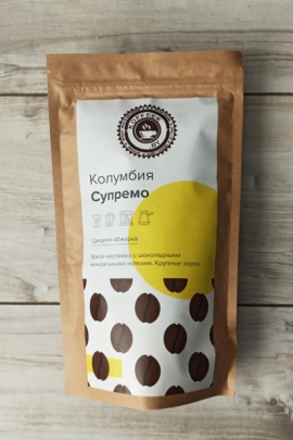 Кофе в зерне Колумбия Супремо