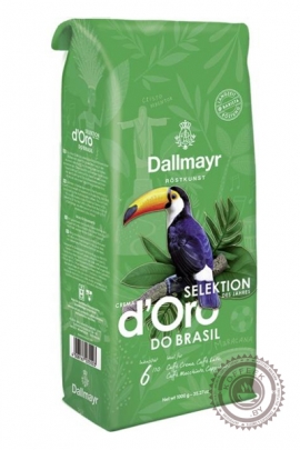 Кофе DALLMAYR "Crema d'Oro Do Brasil" 1000г зерно