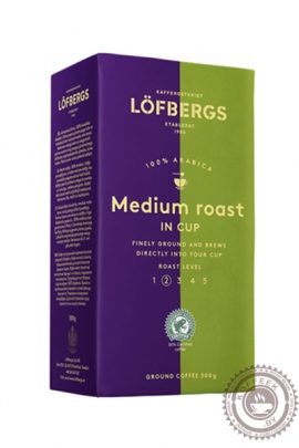 Кофе LOFBERGS LILA "MEDIUM ROAST" 500г молотый