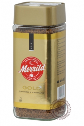Кофе MERRILD "Gold Smooth&Aromatic" растворимый 200г ст/б