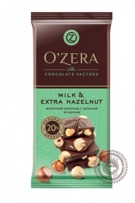 Шоколад O`Zera Extra milk 90 гр.