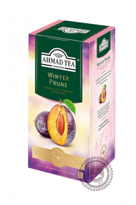 Чай AHMAD "Winter Prune" (зимний чернослив) черный 25 пакетов