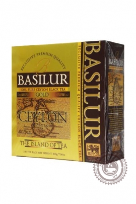 Чай BASILUR "Остров Цейлон" черный 100 пакетов