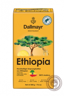 Кофе DALLMAYR "Ethiopia" 500г молотый
