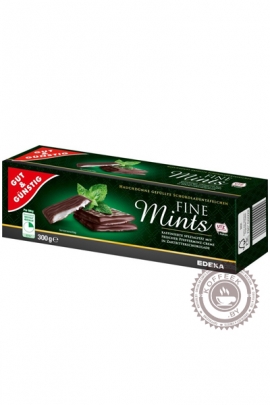 Шоколад с мятной начинкой Gut & Gunstig Fine Mints 300 г