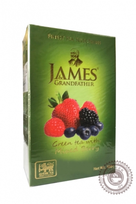 Чай James & Grandfather "Mixed Berry" зеленый 100г