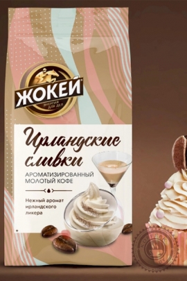 Кофе ЖОКЕЙ "Ирландские сливки" 150г молотый