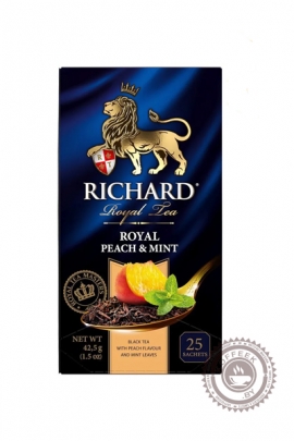 Чай RICHARD "Peach & Mint" 25 пакетов