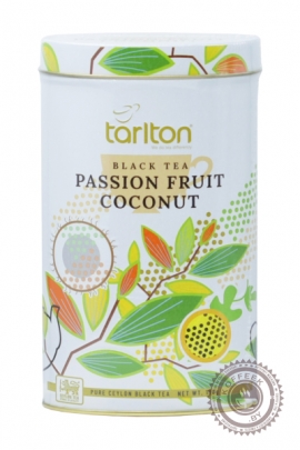 Чай Tarlton "Passion fruit & Cococnut" 100 гр в ж\б