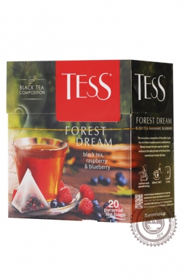Чай TESS "Forest Dream" черный 20 пирамидок