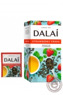 Чай DALAI "Strawberry fresh" зеленый 25 пакетов