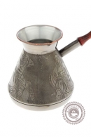 Турка для кофе медная 0,75 л "Русский дух"