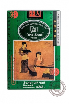 Чай ТЯНЬ ЖЕНЬ "Зеленый" листовой 100г