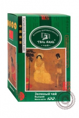 Чай ТЯНЬ ЖЕНЬ "Зеленый" листовой 100г