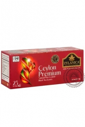 Чай "Zylanica" Ceylon Premiumt Tea черный 25 пакетов, 50 г