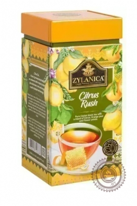 Чай "Zylanica" Citrus Rush OPA черный 200 гр в ж.б.
