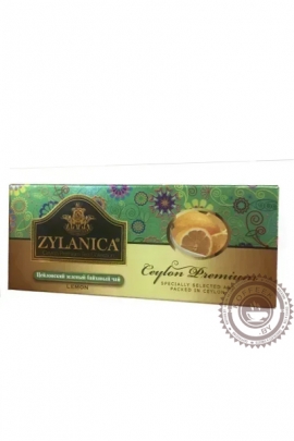 Чай "Zylanica" LEMON зеленый 25 пакетов, 50 г
