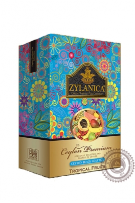 Чай "Zylanica" Tropical Fruit черный c тропическими фруктами 100 гр